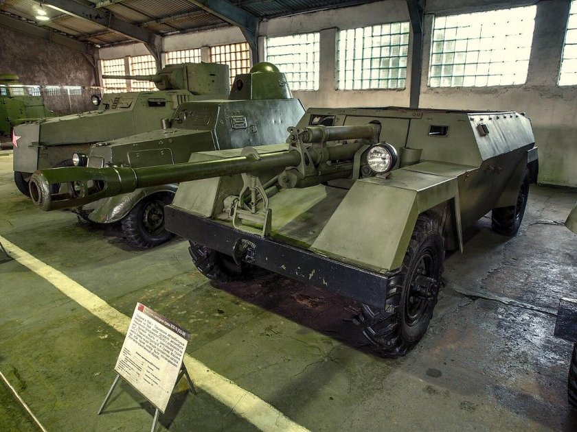 КСП-76 колесная самоходная пушка