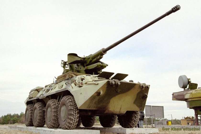 БТР 80 С пушкой 125 мм