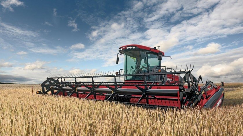 Case IH wd1904 самоходная косилка