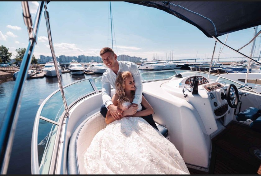 Фотосессия на яхте