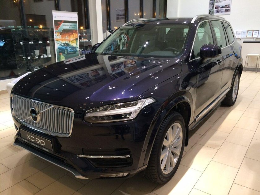 Volvo xc90 2016 черная