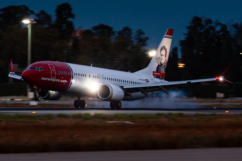 Boeing 737-800 norwegian air