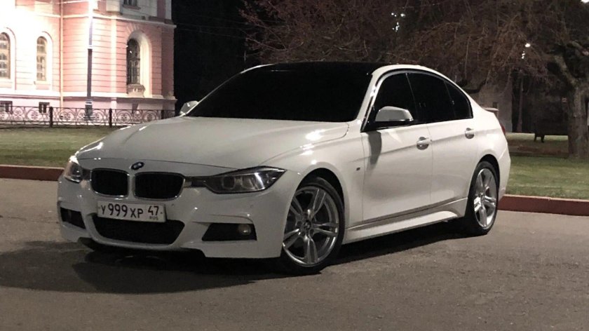 BMW 3 f30 белая