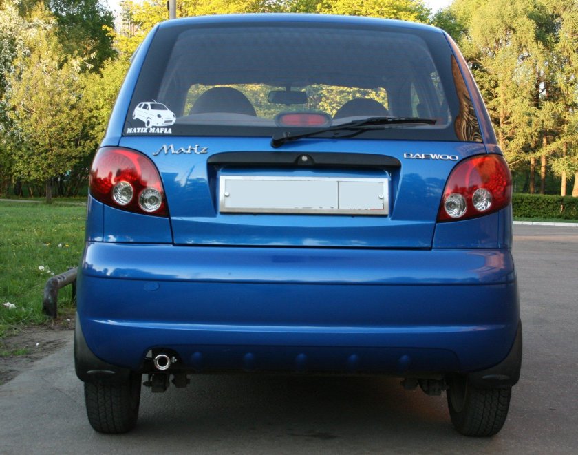 Дэу Матиз зад