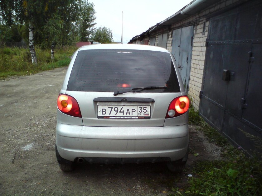 Доп стоп сигналы Дэу Матиз