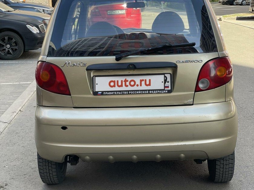 Дэу матиз сзади