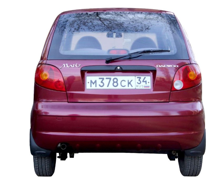 Дэу Матиз зад