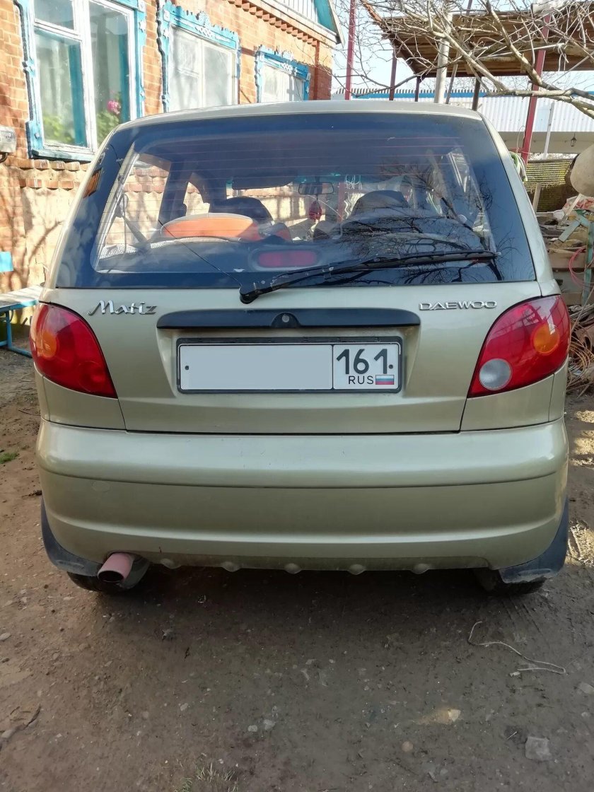 Дэу Матиз зад