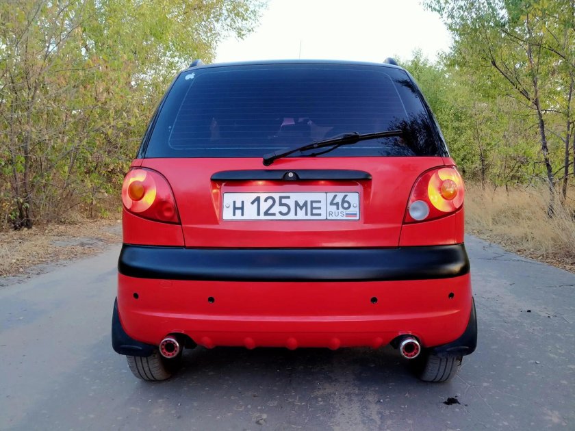 Дэу Матиз зад