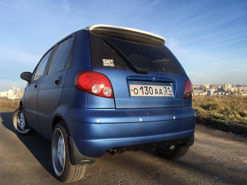 Дэу Матиз зад