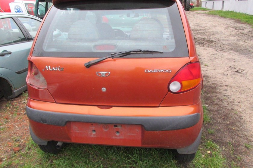 Дэу Матиз сзади