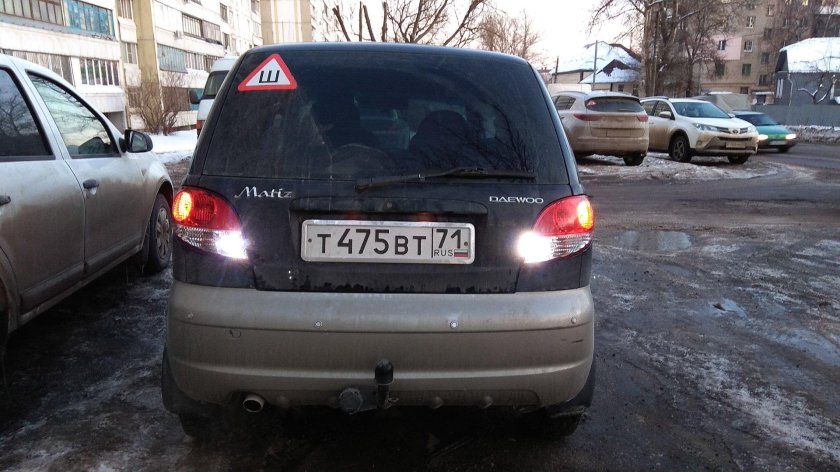 Daewoo Matiz сзади