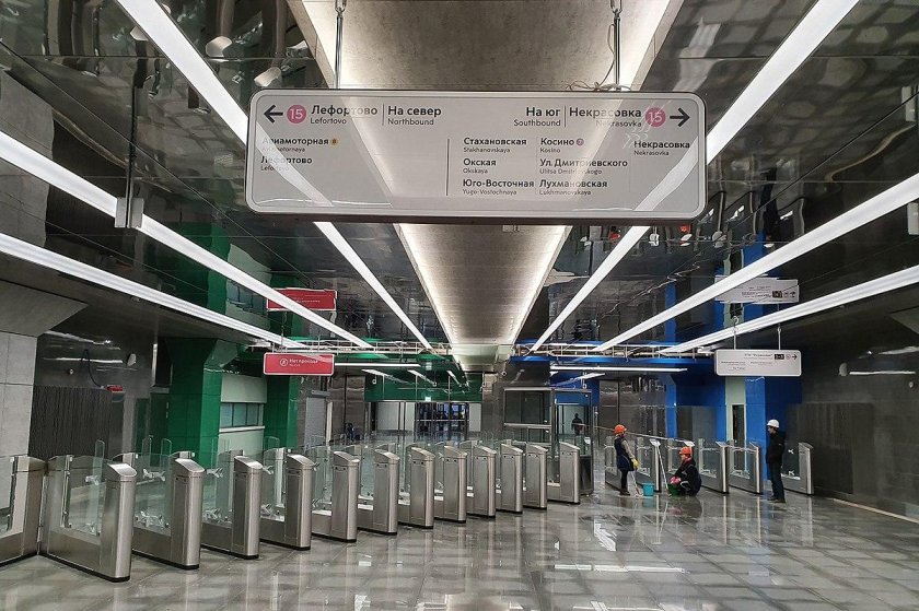 Вестибюль метро Нижегородская