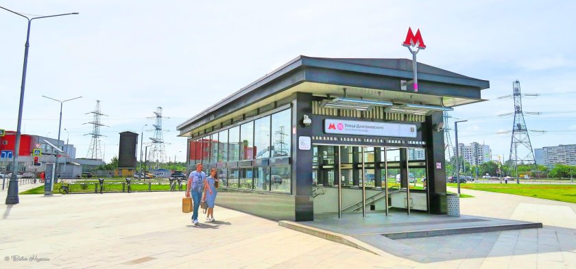 Станция метро улица Дмитриевского Москва