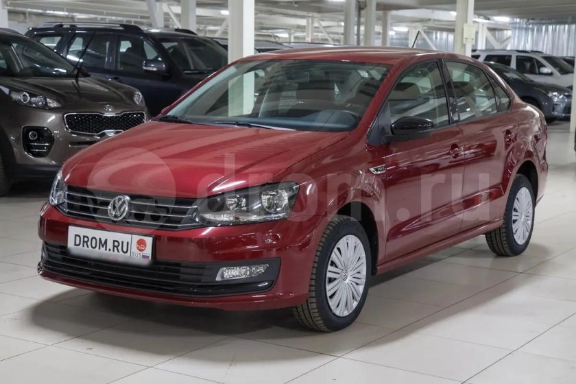 Фольксваген поло 2019 красный