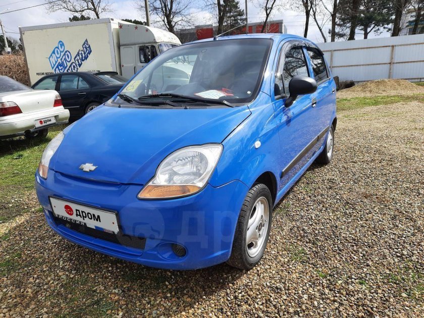 Шевроле Спарк 2008 габариты