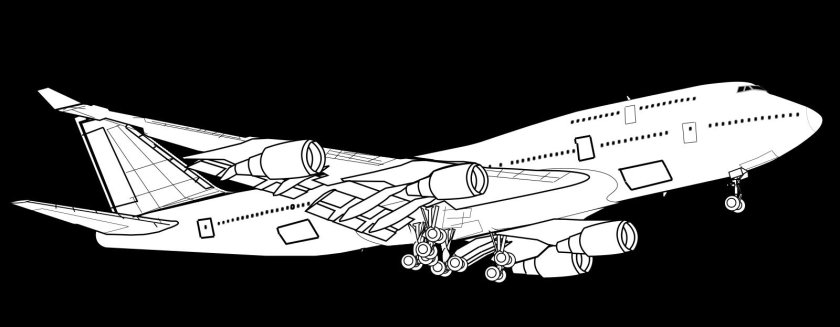 Раскраска Боинг 747