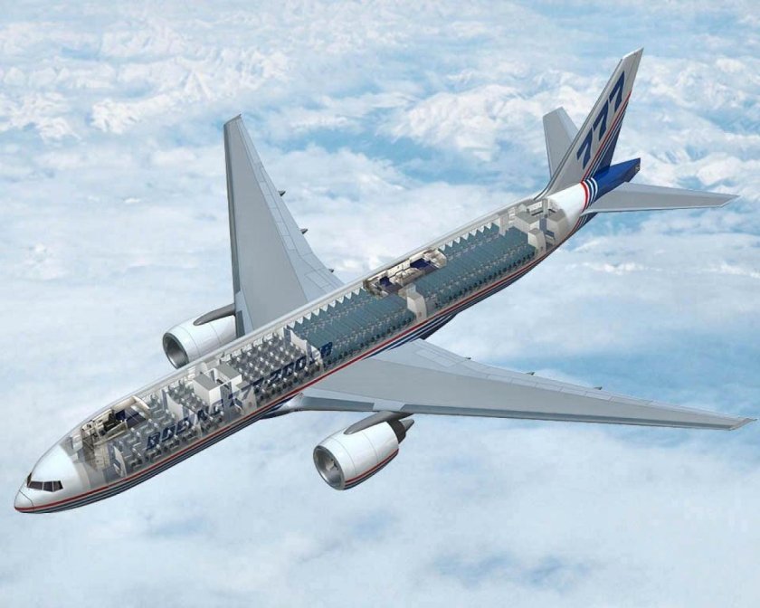 Самолет Боинг 777