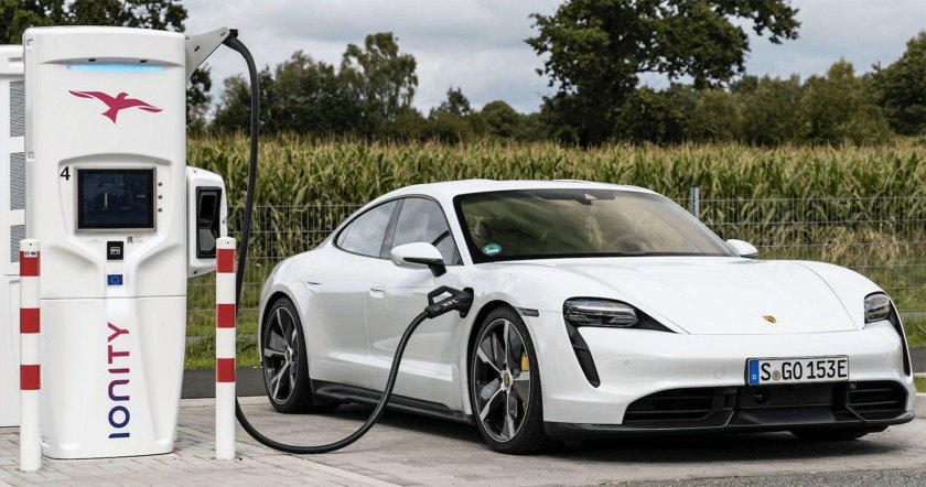 Porsche Taycan Charging