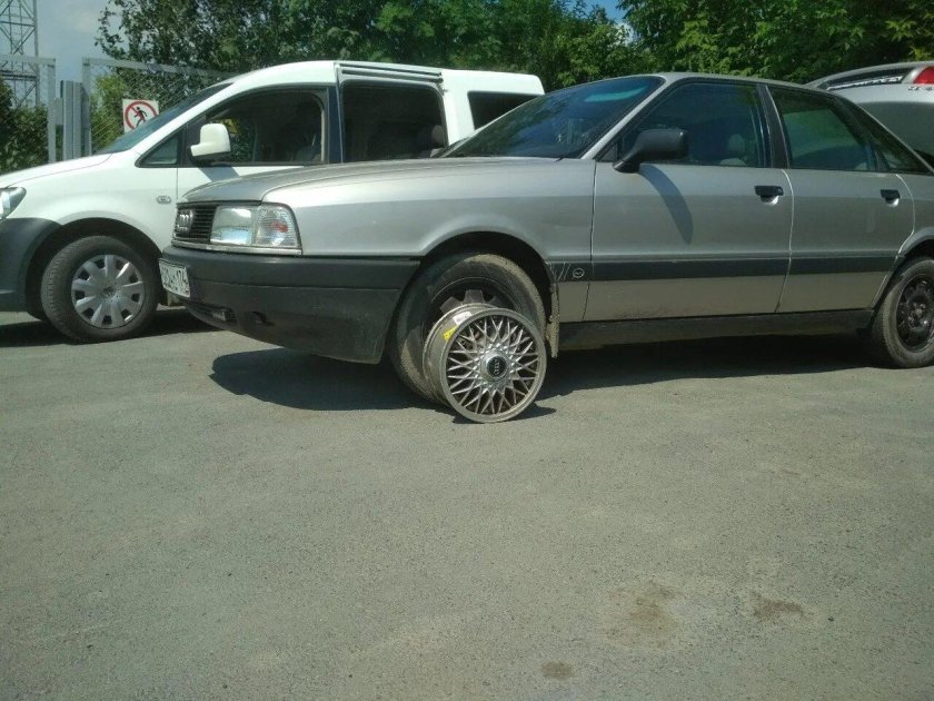 Audi 80 диски паутинки