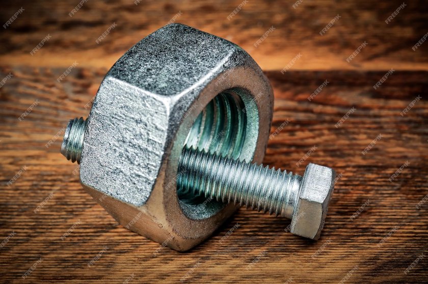 "Болт + гайка оригинал.резьба 5/8"" импорт ete t-1005 - болт, t-1059 - гайка"