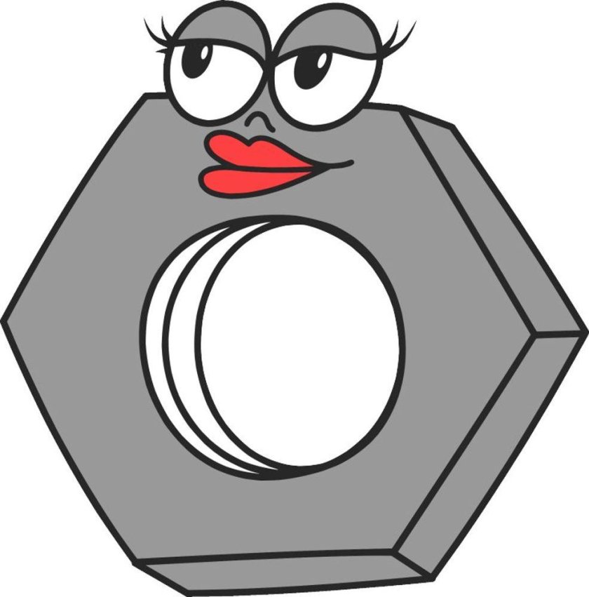 Гайка шаблон