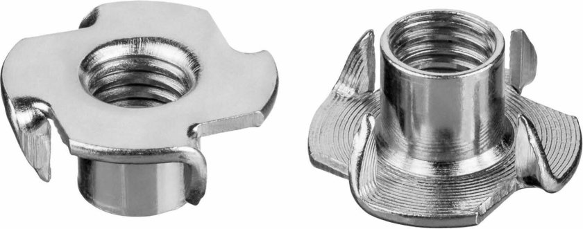 Гайка мебельная м8 din 1624 врезная