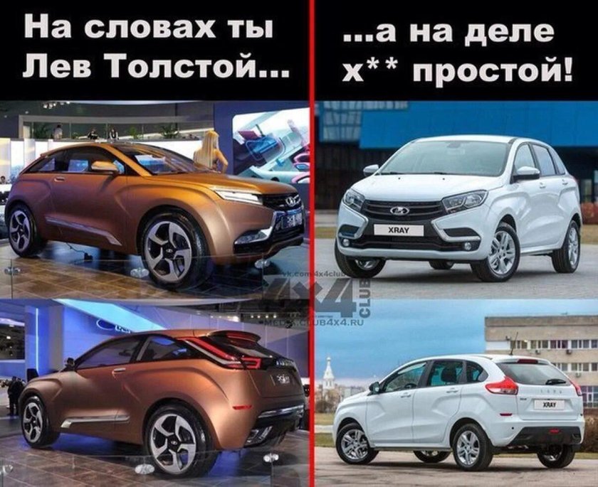 Лада XRAY концепт и реальность