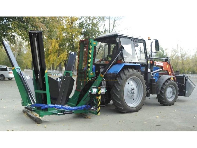 Пересаживатель деревьев тракторный bystron