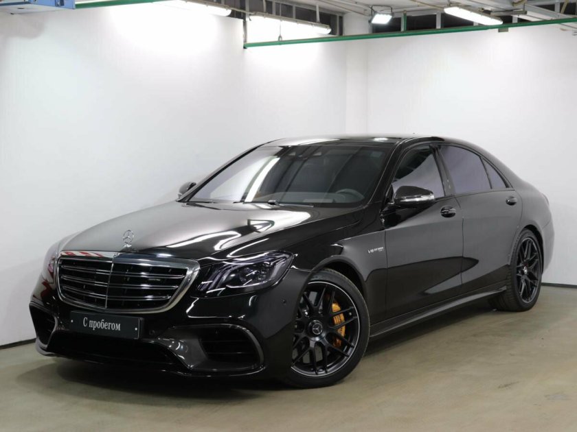 Mercedes 222 AMG 63 S черный