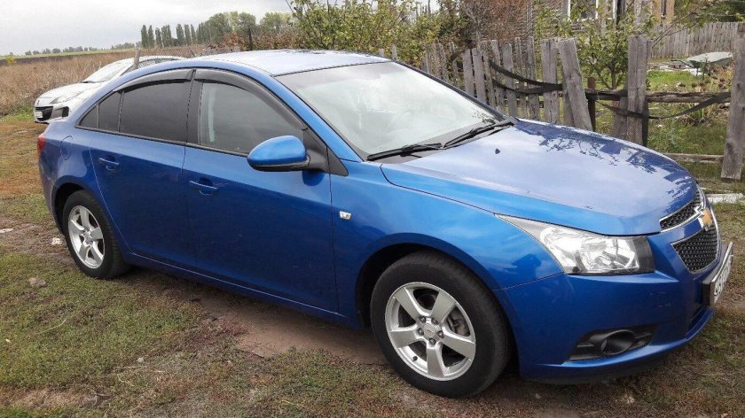 Шевроле Круз седан синий