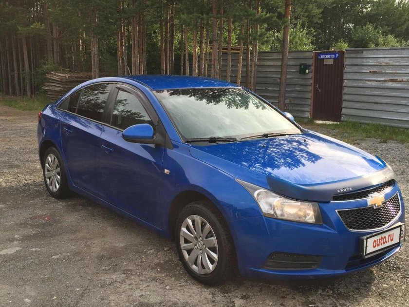 Шевроле Круз седан синий