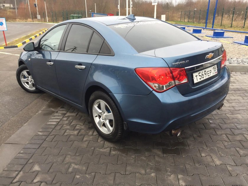 Шевроле Круз 2012 синий