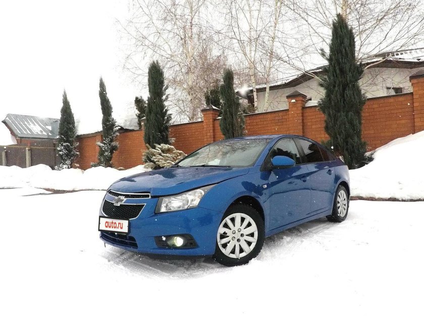 Шевроле круз седан синий