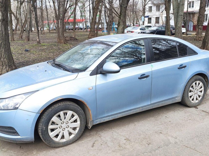 Chevrolet Cruze голубой
