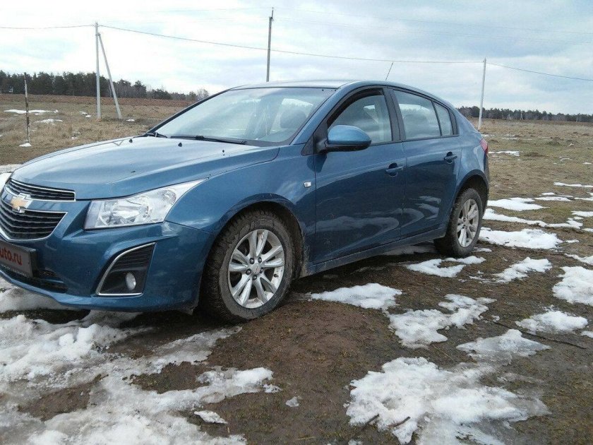Chevrolet Cruze синий металлик