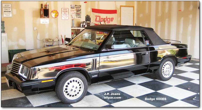 1984 dodge 600 es turbo convertible