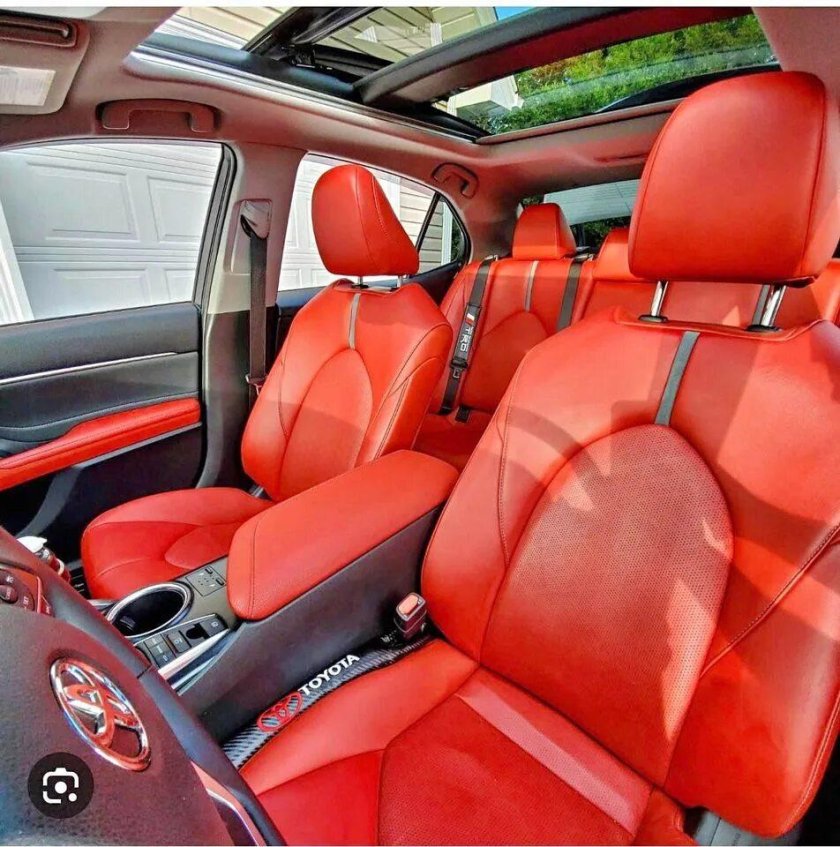 Toyota Camry 2018 Interior Red