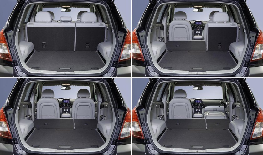 Ширина салона Опель Антара