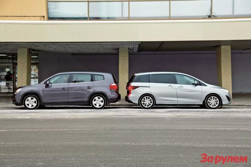 Опель Зафира и Шевроле Орландо