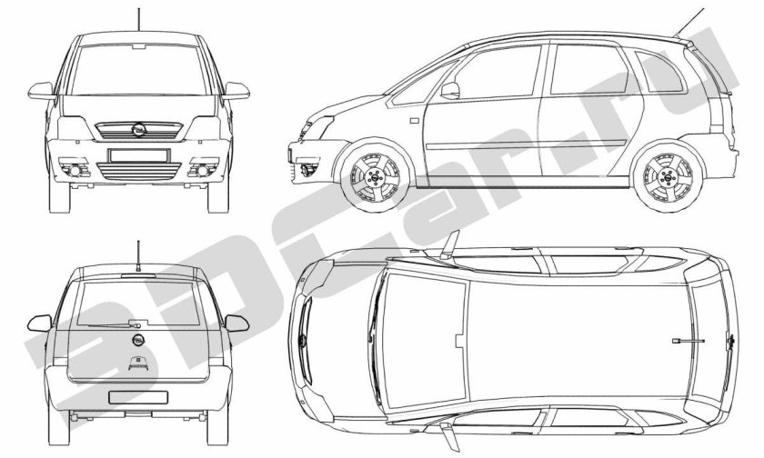 Опель мерива 2007