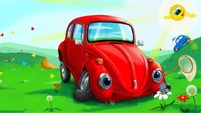 Мультяшные машины