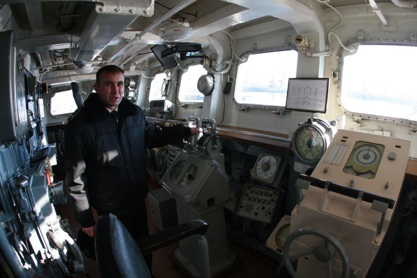 Капитанский мостик на военном корабле