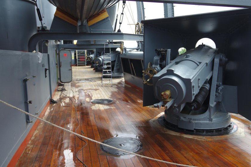 Крейсер Аврора внутри корабля