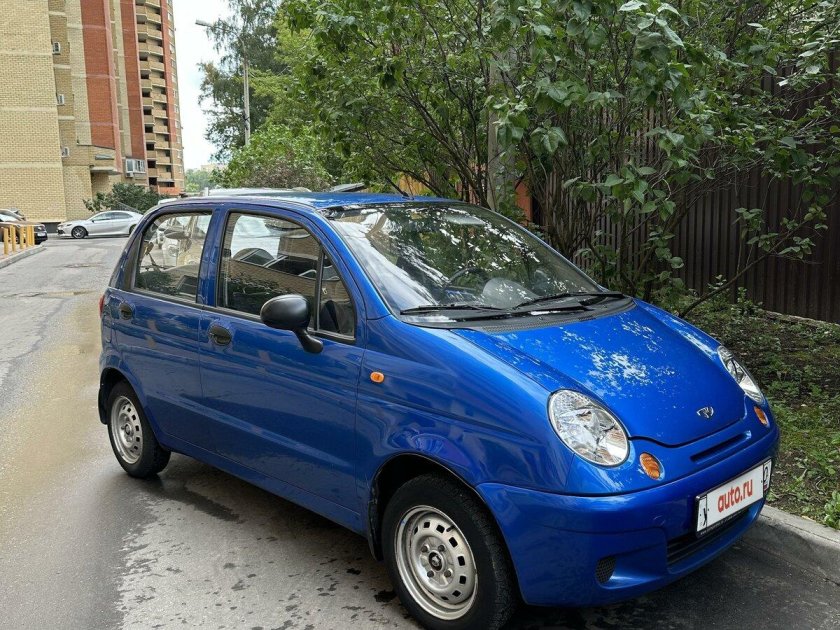 Daewoo matiz синий