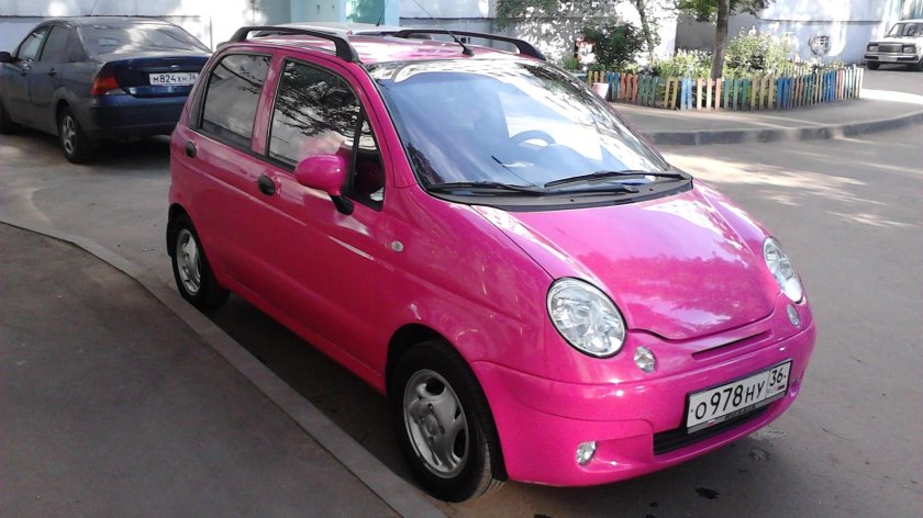 Daewoo Matiz цвета