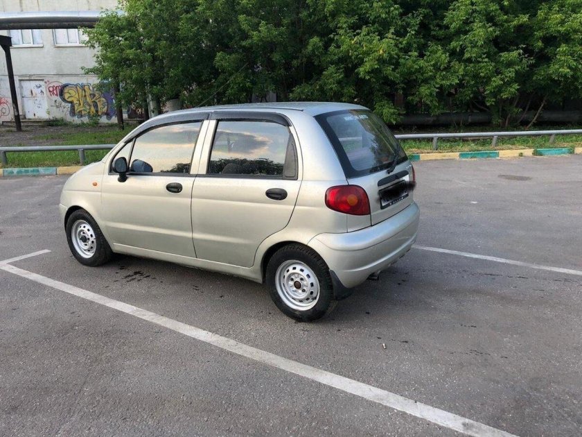 Daewoo Matiz серебряный