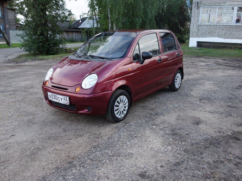 Машина daewoo matiz