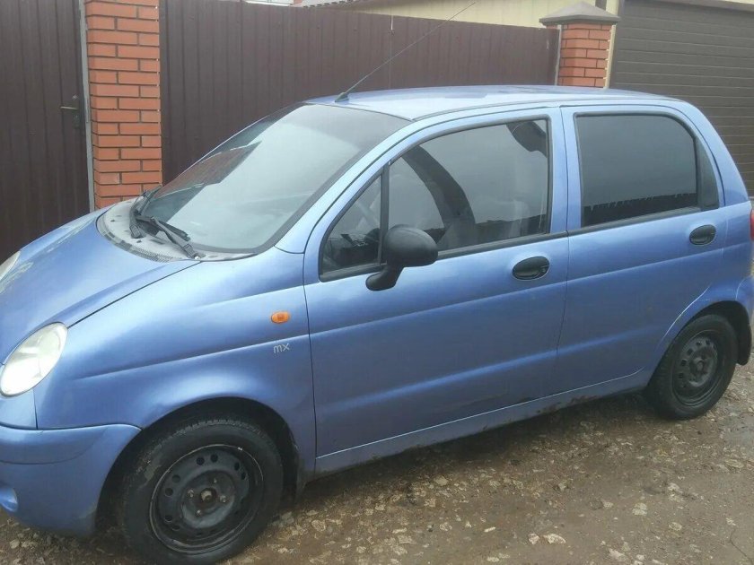 Daewoo Matiz голубой