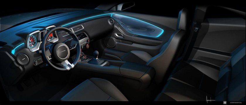 Chevrolet Camaro zl1 салон